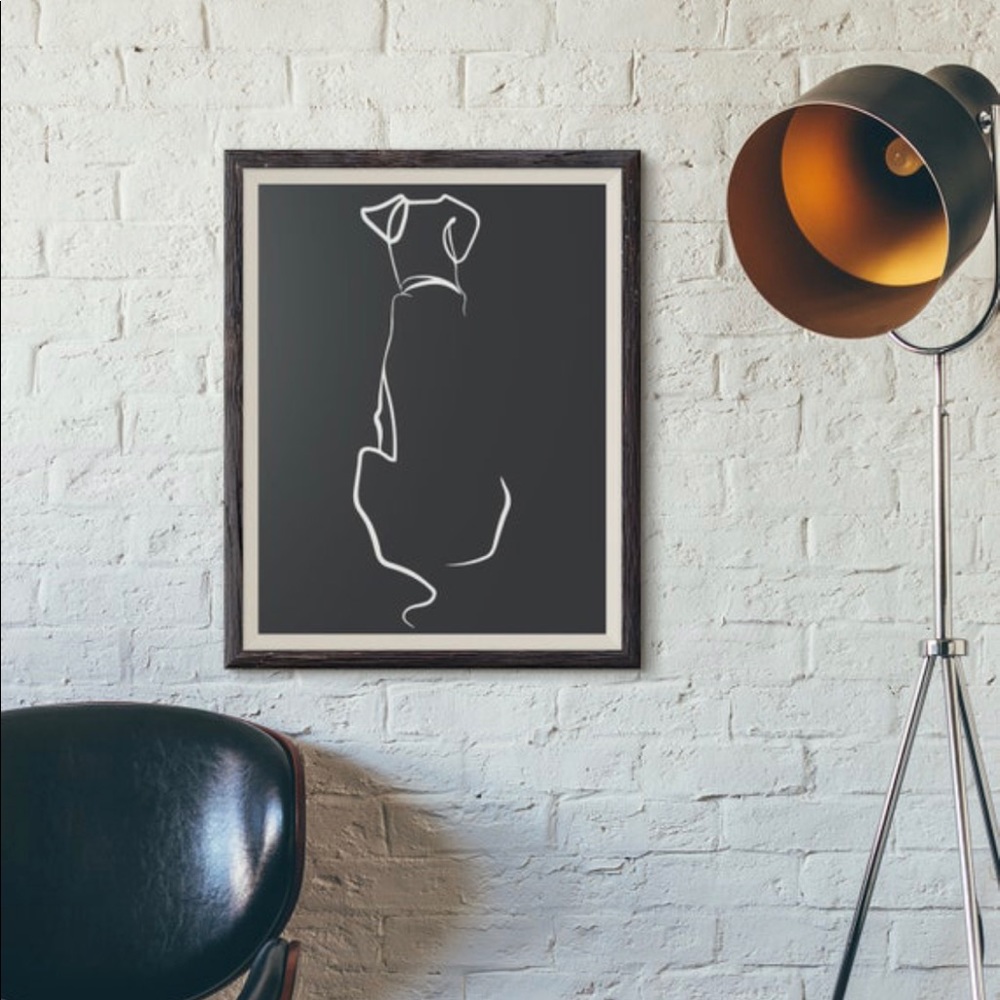 Dog Sketch Photo Print